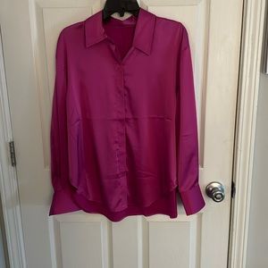 Daily Drills Silk Button Down